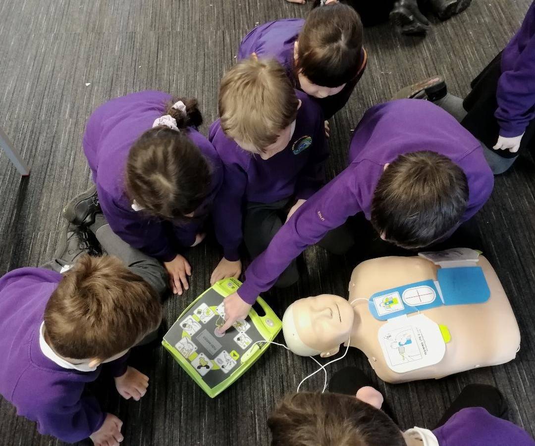 Schools using defib